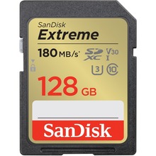 Extreme 128GB SDXC R180/W90, UHS-I, Class 10, U3, V30, 1 rok Rescue