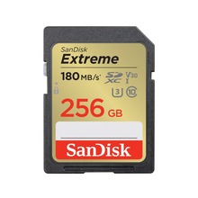 Extreme 256GB SDXC R180/W130, UHS-I, Class 10, U3, V30, 1 rok Rescu