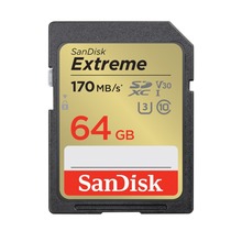 Extreme 64GB SDXC R170/W80, UHS-I, Class 10, U3, V30, 1 rok RescuePRO
