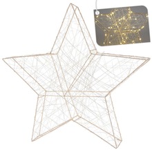 Gwiazda świecąca złota 60 LED 50 cm