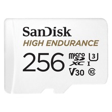 MICRO SD 256GB HIGH ENDURANCE MONITORING (microSD HC) 100MB/s C10,  20000h 