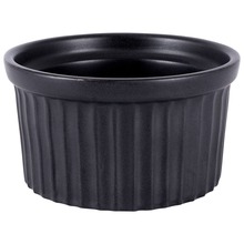 Miseczka do zapiekania ceramiczna czarna 9,5 cm 190 ml
