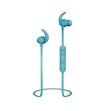 Słuchawki WEAR7208PU, nauszne, bluetooth, turkusowe, z mikrofonem 