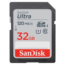 Ultra 32GB SDHC Memory Card 120MB/s