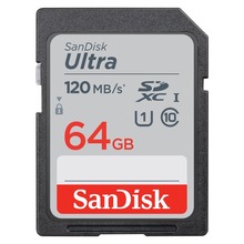 Ultra 64GB SDXC Memory Card 120MB/s