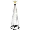 Choinka świecąca stożek zewnętrzna 150 cm