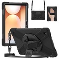 Etui do Samsung Galaxy Tab A11 Plus 10.9 2025 / A9 Plus - Pancerne z uchwytem i paskiem