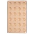 Forma do pralin i czekoladek silikonowa beżowa 30x17,5x1,5 cm