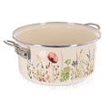 Garnek emaliowany kremowy MAKI 26 cm, 5 l