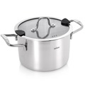 Garnek stalowy z pokrywką VENICE 18 cm, 2,3 l