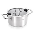 Garnek stalowy z pokrywką VENICE 24 cm, 6,2 l