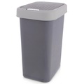Kosz na śmieci plastikowy szary 25 l