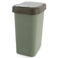 Kosz na śmieci plastikowy zielony 25 l