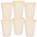 Kubki plastikowe kremowe SANDY 300 ml 6 szt.