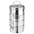Menażka obiadowa stalowa 4-poziomowa 4x900 ml