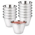 Miseczka na sos dipówka stalowa 6 cm, 75 ml 12 szt.