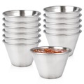 Miseczka na sos dipówka stalowa 7 cm, 100 ml 12 szt.