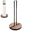 Stojak na ręcznik papierowy metalowy czarny LINE 32,5 cm