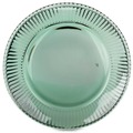 Talerz deserowy szklany zielony VERDE 20,5 cm