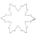 Wykrawacz do ciastek stalowy płatek śniegu 10 cm