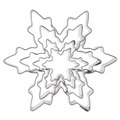 Wykrawacze do ciastek stalowe płatki śniegu 4 szt.